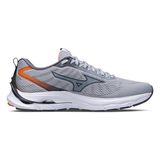 Tenis Mizuno Wave Dynasty 5 Masculino - Cinza - 43