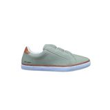 Tênis Feminino Em Couro 365 Days Parô Branco Dourado Verde