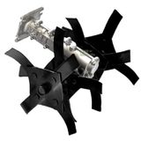 Arador Cultivador Para Roçadeira 28mm - Eixo Quadrado