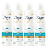 Kit 4 Desodorantes Aerosol Dove Cuida E Protege 150ml