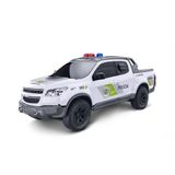 Carrinho Caminhonete Viaturas Pick-up S10 Policia Grande Ambiental Branca