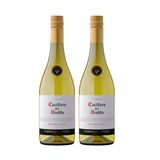 Kit Vinho Casillero Del Diablo Chardonnay Branco 750ml 2uni