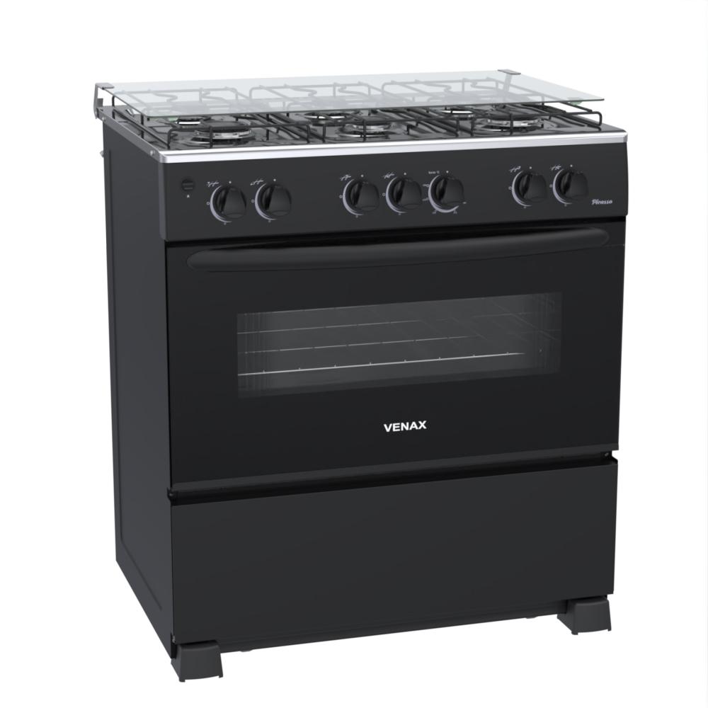 Fogão 6 Bocas Venax Picasso Giii Preto - Bivolt Fogão 6 Bocas Venax Picasso Giii Preto - Bivolt