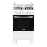 Fogão 4 Bocas À Gás Itatiaia Waves New Acendimento Automático E Forno Limpa Fácil Branco Bivolt