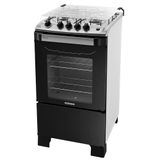 Fogão 4 Bocas A Gás Itatiaia New Dream Acendimento Automático Forno Limpa Fácil Branco/preto Bivolt