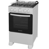 Fogão Atlas 4 Bocas Branco Com Forno Limpa Fácil Coliseum Plus - Forno 50l