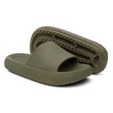 Chinelo Nuvem Unissex Slide Leve Conforto - Verde Militar - 36/37