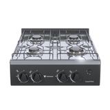 Fogao A Gas Grand Petit Vetro 4 Q Preto Fosco Gas Glp