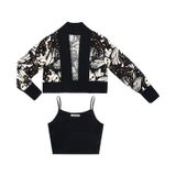 Conjunto Feminino Blusa Com Cardigan Endless Bege P