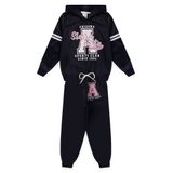 Conjunto Infantil Menina Inverno Esportivo Nba - Sierra Vista - Azul Marinho