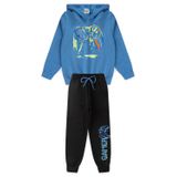 Conjunto Infantil Menino Moletom - Controle - Azul E Preto