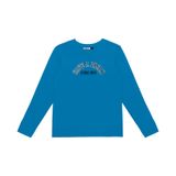 Camiseta Manga Longa Juvenil Em Meia Malha Minty Azul 12