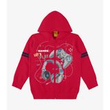 Jaqueta Infantil Com Capuz Masculina Rovi Kids Vermelho 10