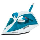 Ferro De Passar Black E Decker A Vapor Fx2100 Com Base Antiaderente 220v Azul E Branco