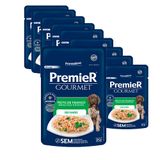 Kit 20un. Ração Úmida Premier Gourmet Cães Filhotes Peito De Frango Batata Doce E Brócolis 85g