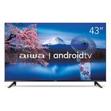 Smart TV LED 43" Aiwa AWSTV43BL02A Full HD, Wi-Fi, 2 USB, 2 HDMI, Borda Ultrafina, 60Hz