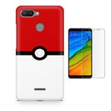 Kit Capa   Xiaomi Redmi 6  Pokémon Pokebola Pokeball + Pel