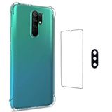 Capa Anti Queda Case Xiaomi Redmi 9 + Película de Gel + Película Câmera