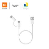 Cabo Micro USB e Tipo C 30cm Mi 2-in-1 Xiaomi