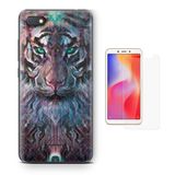 Kit Capa   Xiaomi Redmi 6A Wolf Lobo + Pel  (BD02)