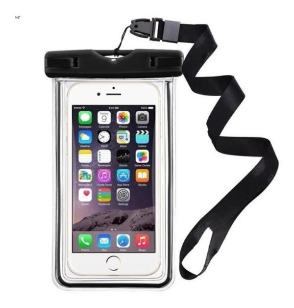 Capa Bag Bolsa Prova Dágua Cordão Xiaomi Note 7 8 10 Piscina