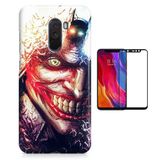 Kit Capa   Xiaomi Pocophone F1 Coringa Joker Batman + Pel