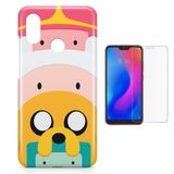 Kit Capa   Xiaomi Mi A2 Lite Adventure Time + Pel  (BD02)