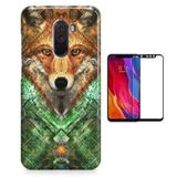 Kit Capa   Xiaomi Pocophone F1 Wolf Lobo + Pel  (BD01)