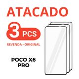 Kit 3 Película De Vidro Temperado 3d Xiaomi Poco X6 Pro +