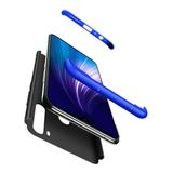 Capa Capinha 360 Xiaomi Redmi Note 8 6.3 Anti Impacto Fosca - Preto com azul