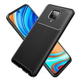 Capa Capinha Xiaomi Redmi Note 9s 9 Pro Fibra Anti Impacto - Preto