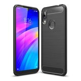 Capa Capinha Xiaomi Redmi 7 Tela 6.26 Fibra Anti Impacto Top - Preto