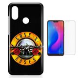 Kit Capa Xiaomi Redmi Note 7 Pro Guns n' Roses + Pel (BD01)