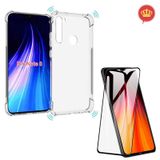 Kit Case Capa Antishock + Película 5D Nano Xiaomi Redmi Note 8