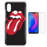 Kit Capa   Xiaomi Mi A2 Lite Rolling Stones + Pel  (BD02)