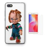 Kit Capa Xiaomi Redmi 6A O Brinquedo Assassino Chucky + Pel