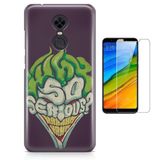 Kit Capa Xiaomi Redmi 5 Plus Coringa Joker Batman + Pel