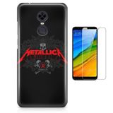 Kit Capa   Xiaomi Redmi 5 Plus Metallica + Pel  (BD01)