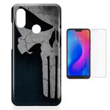 Kit Capa Xiaomi Mi 8/ Mi 8 Pro Punisher O Justiceiro + Pel