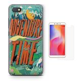 Kit Capa Xiaomi Redmi 6A Adventure Time + Pel (BD01)