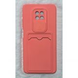 Capinha Silicone Xiaomi 9t 6.53 Porta Cartão Veludo Coral