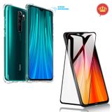 Capa Anti Shock Case Xiaomi Redmi Note 8 + Película de Vidro 3D