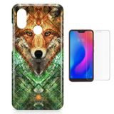 Kit Capa   Xiaomi Mi A2 Lite Wolf Lobo + Pel  (BD02)