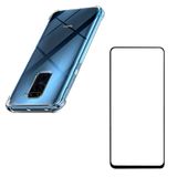 Capa Case Anti Quedas Xiaomi Redmi Note 9 + Película 3D Vidro Temperado