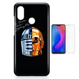 Kit Capa   Xiaomi Redmi Note 6 Pro Daft Punk Star Wars + Pel