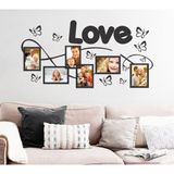 Adesivo Decorativo de Sala, Quarto, Porta Retrato Love e