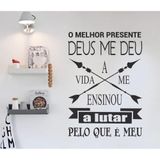 Adesivo Decorativo de Parede Frase O Melhor Presente de