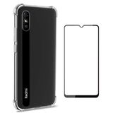 Capa AntiShock Xiaomi Redmi 9A + Película 5D Nano Flexível