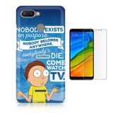 Kit Capa   Xiaomi Redmi 6 Rick and Morty + Pel (BD02)