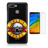 Kit Capa   Xiaomi Redmi 6 Guns n' Roses + Pel  (BD01)